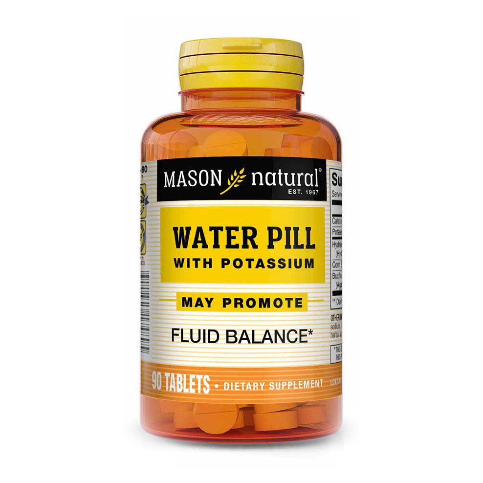 

Сечогінні пігулки з калієм Mason Natural Water Pill With Potassium, 90 таблеток