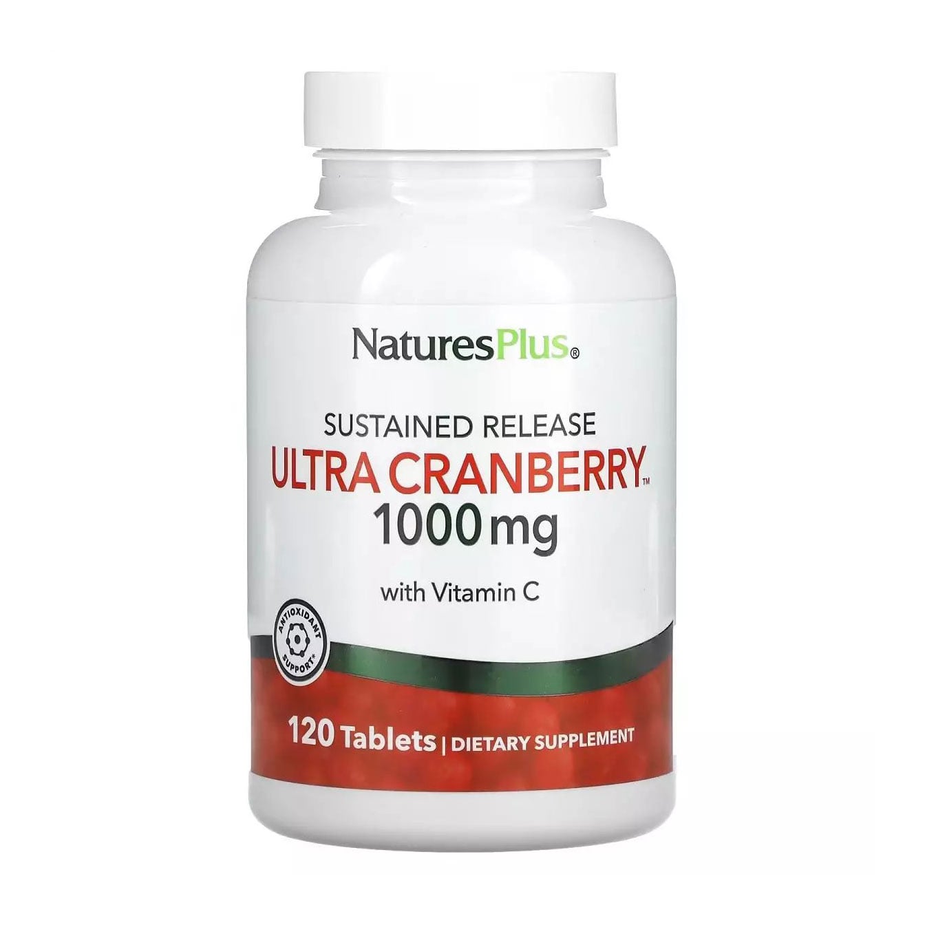 

Ультра журавлина Natures Plus Ultra Cranberry1000, 120 таблеток