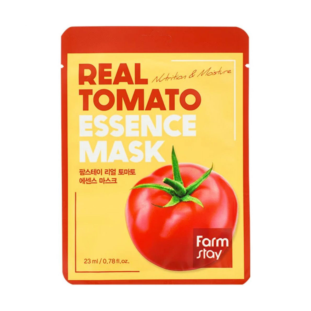 

Уцінка! Зволожувальна маска для обличчя Farmstay Real Tomato Essence Mask з екстрактом томату, 23 мл