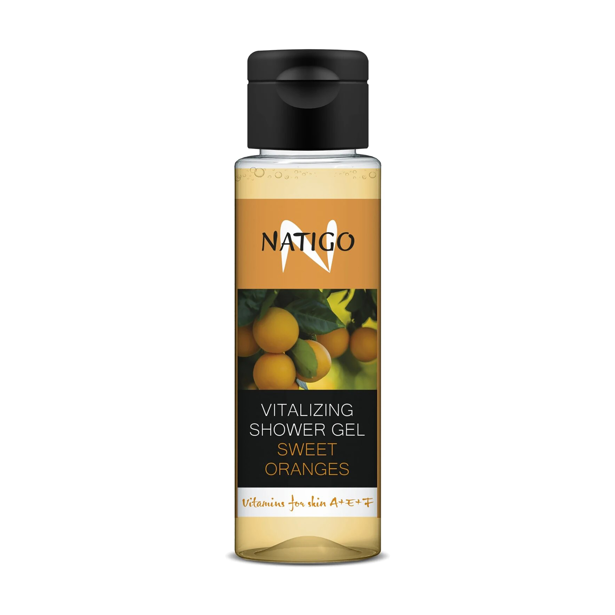

Енергетичний гель для душу Natigo Vitalizing Shower Gel Солодкі апельсини, 100 мл