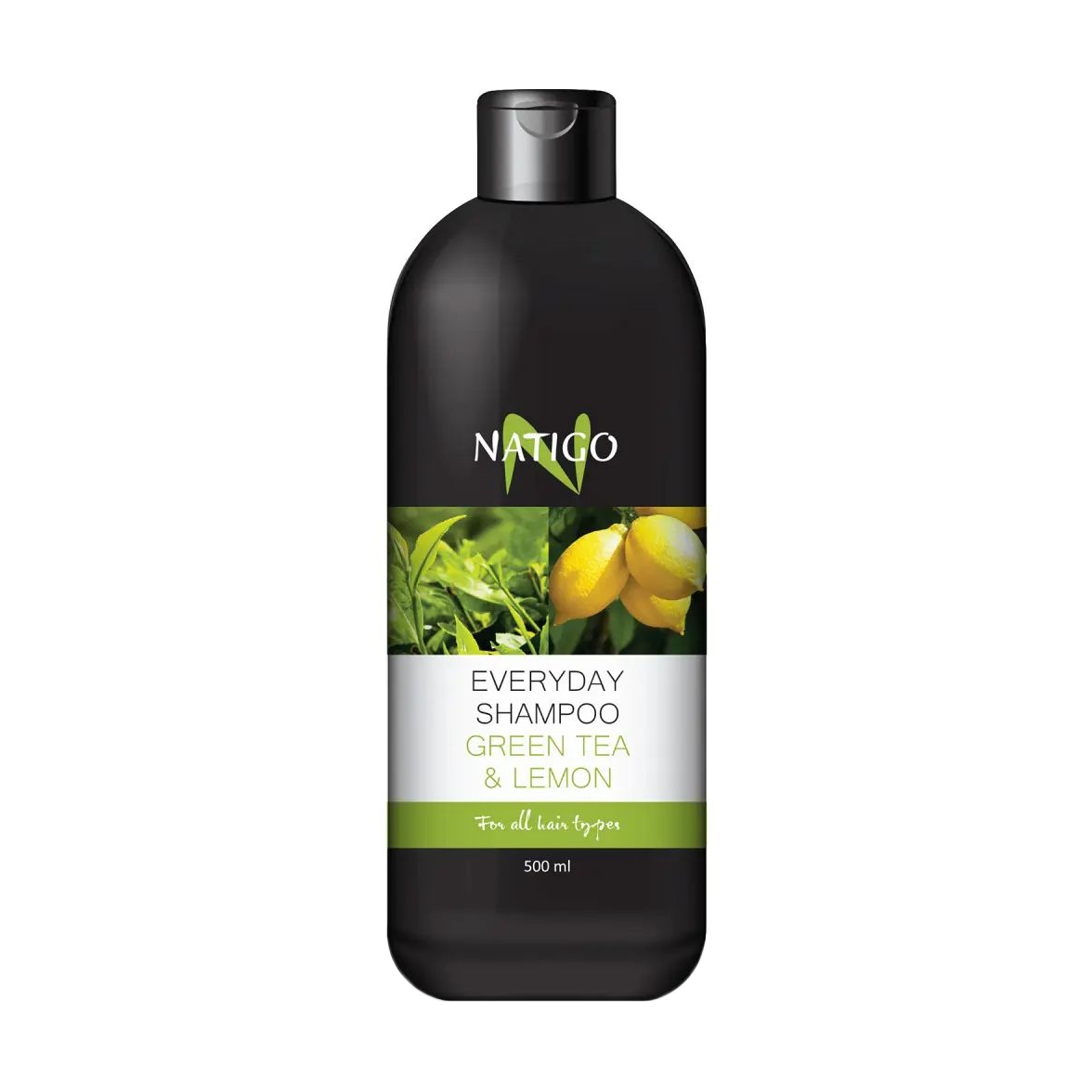 

Щоденний шампунь Natigo Everyday Shampoo для всіх типів волосся, із зеленим чаєм та лимоном, 100 мл