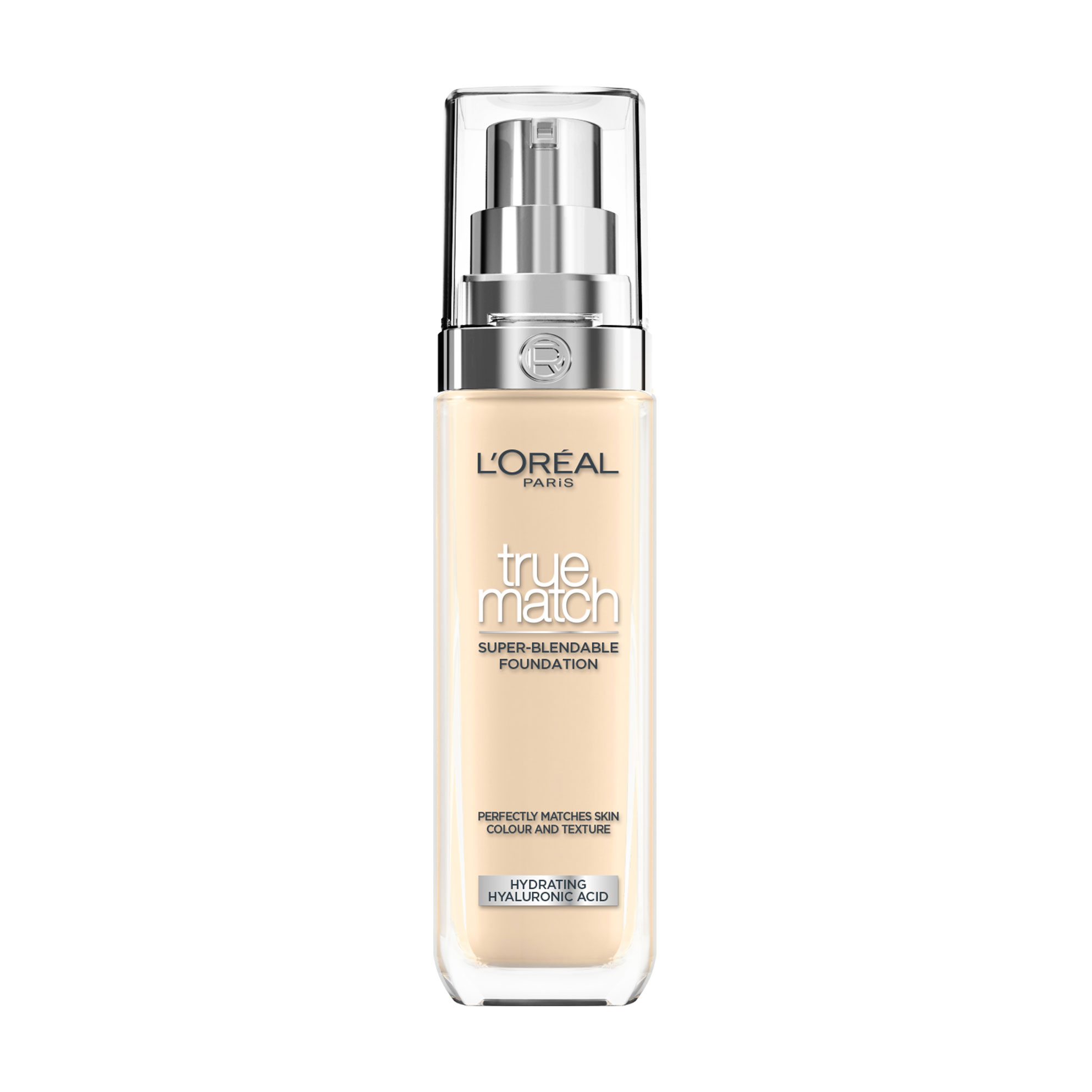Легкий тональний крем для обличчя L'Oreal Paris True Match Super Blendable Foundation, SPF 16, з гіалуроновою кислотою 1.5N, 30 мл