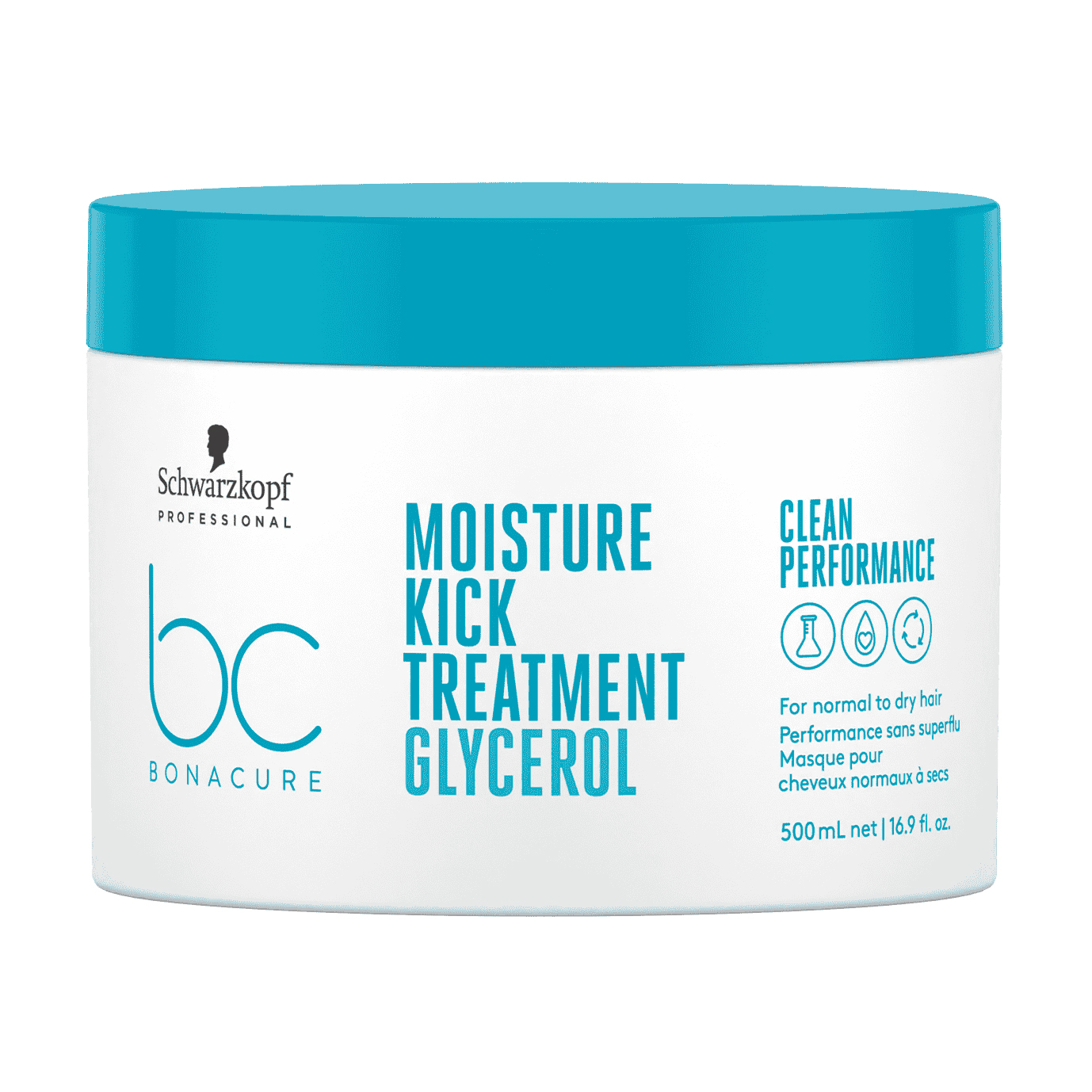 

Уцінка! Зволожувальна маска Schwarzkopf Professional BC Bonacure Moisture Kick Treatment Glycerol для нормального та сухого волосся, 500 мл