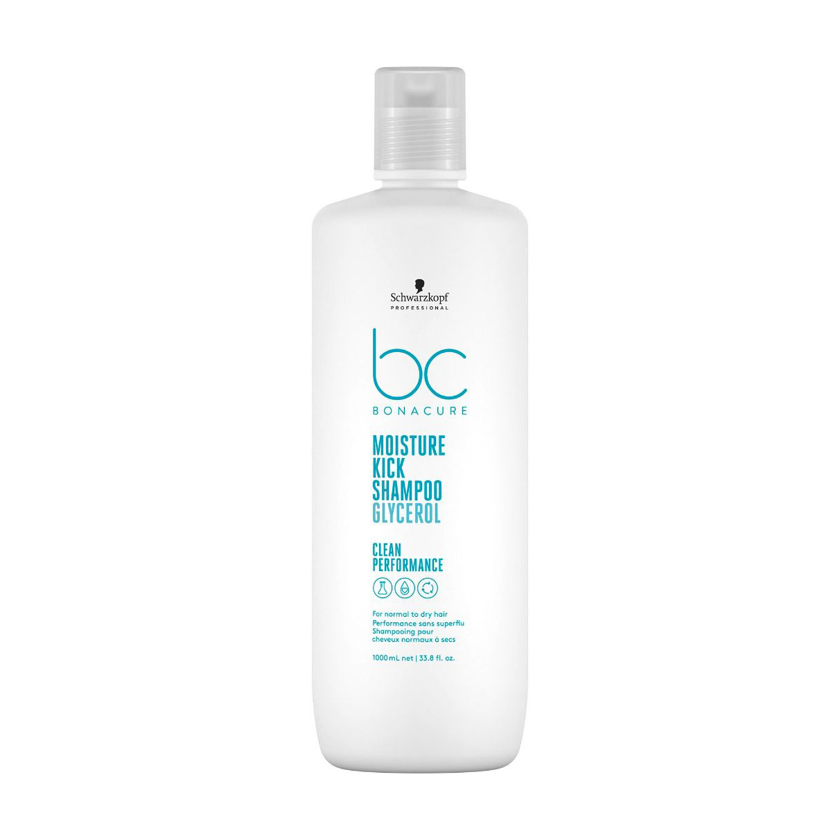

Уцінка! Зволожувальний шампунь Schwarzkopf Professional BC Bonacure Moisture Kick Shampoo Glycerol для нормального та сухого волосся, 1 л