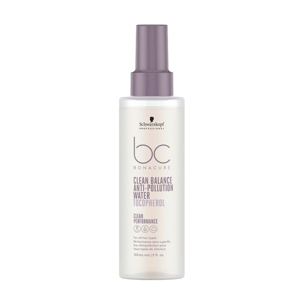 

Уцінка! Спрей від забруднень Schwarzkopf Professional BC Bonacure Clean Balance Anti-Pollution Water Tocopherol для всіх типів волосся, 150 мл