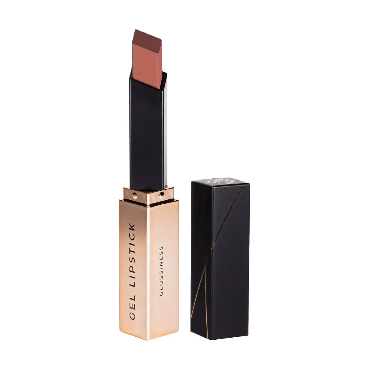 

Гелева помада для губ Bogenia Glossiness Gel Lipstick 004 Hazel Wood, 2.2 г
