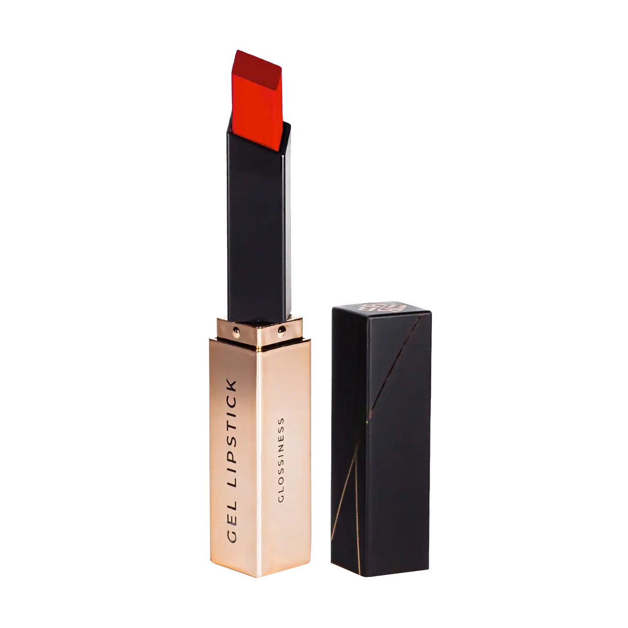 

Гелева помада для губ Bogenia Glossiness Gel Lipstick 012 Red, 2.2 г