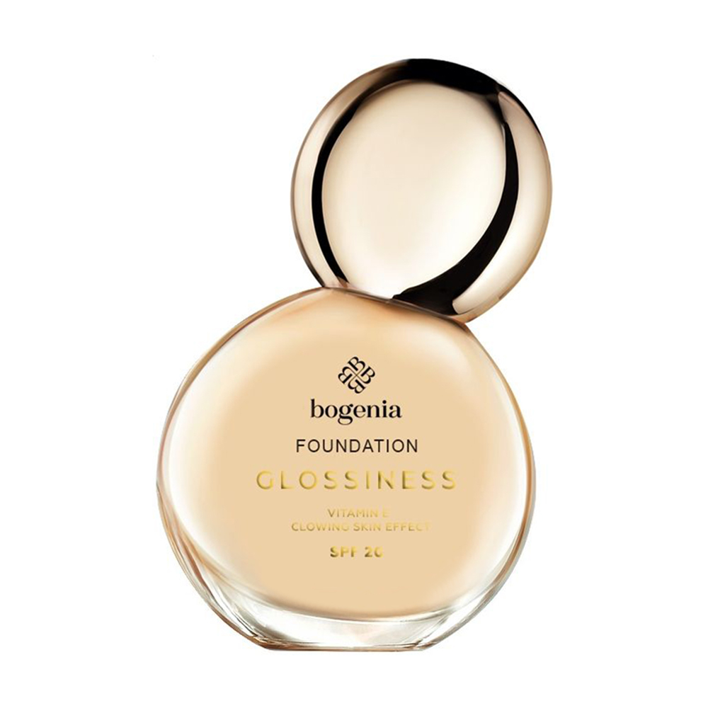 

Зволожувальна тональна основа для обличчя Bogenia Glossiness Foundation SPF 20, 003 Beige, 30 мл
