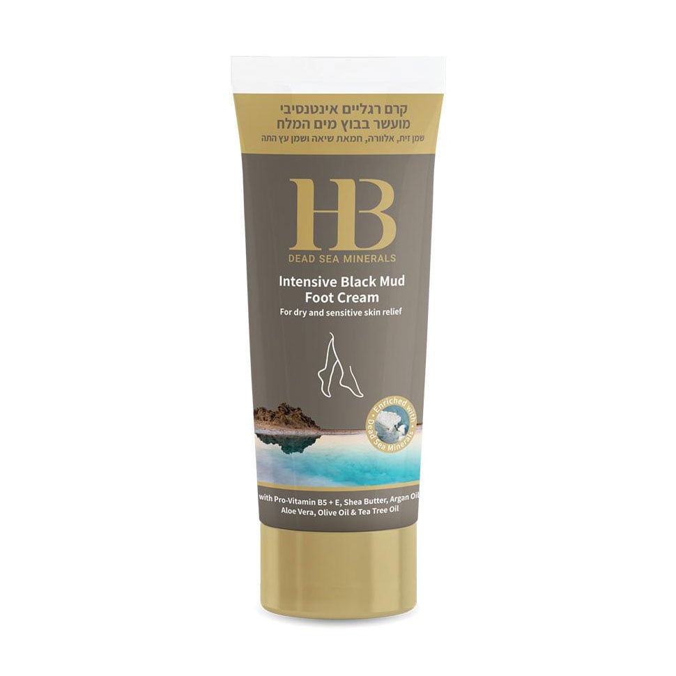 

Інтенсивний крем для ніг Health And Beauty Intensive Black Mud Foot Cream з грязью Мертвого моря, 200 мл