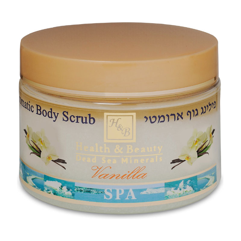 

Уцінка! Сольовий пілінг для тіла Health and Beauty Aromatic Body Peeling Ваніль, 350 мл