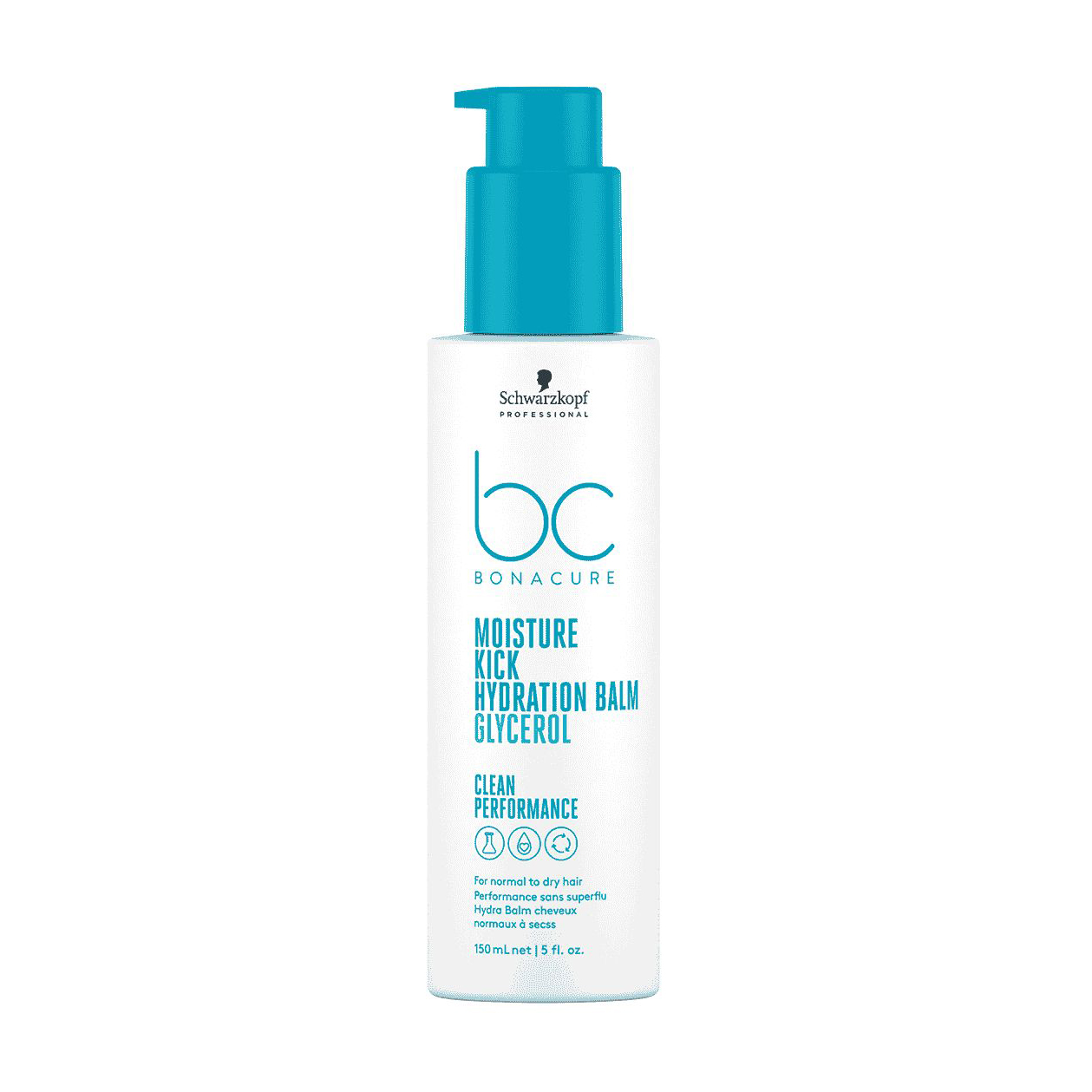 

Уцінка! Бальзам Schwarzkopf Professional BC Bonacure Moisture Kick Hydration Balm Glycerol для нормального та сухого волосся, 150 мл