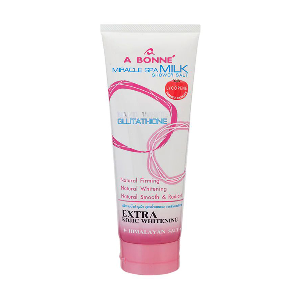 

Уцінка! Скраб-сіль для душу A Bonne' Miracle Spa Milk Shower Salt Відбілюванная, з молочними протеїнами та глутатіоном, 350 г