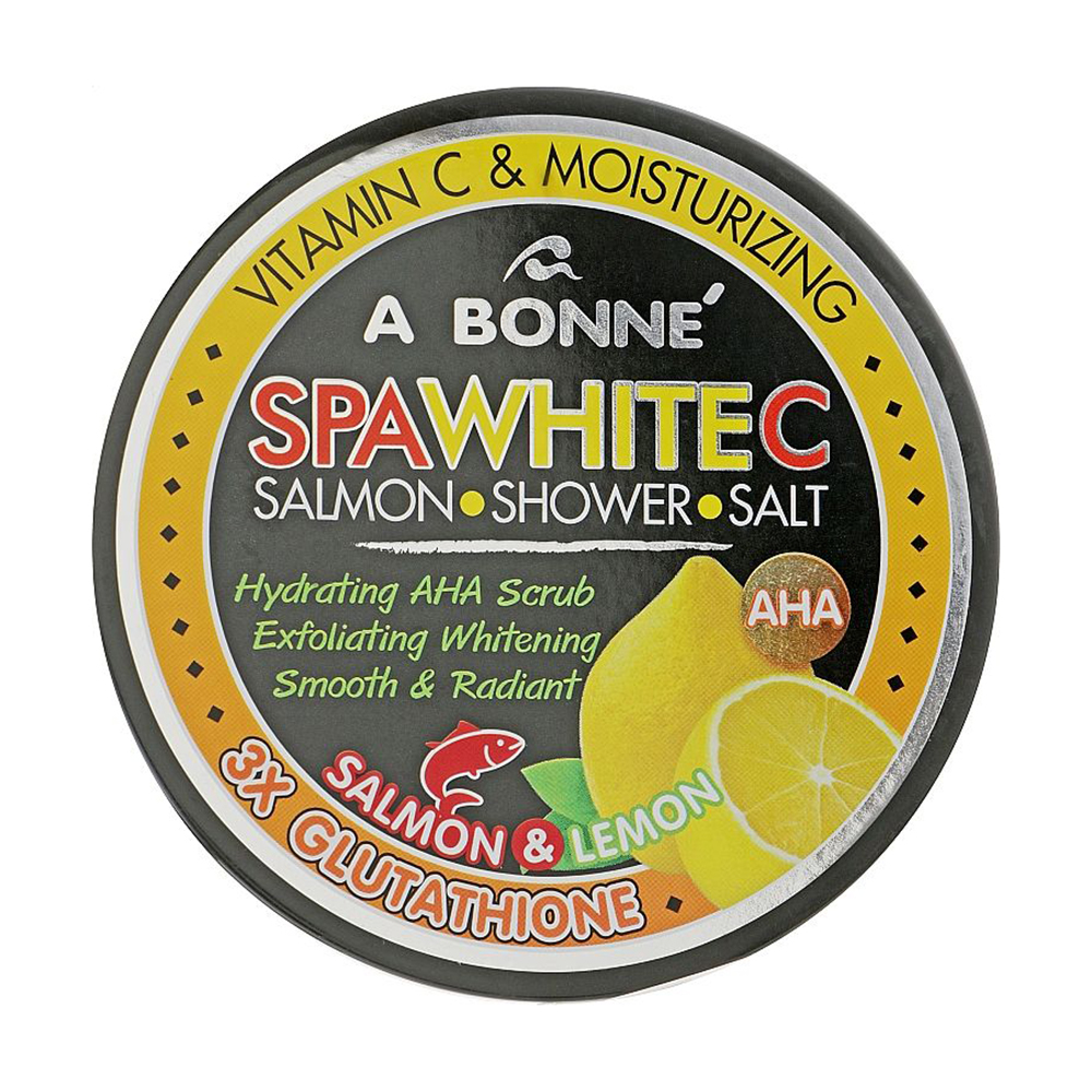 

Уцінка! Скраб-сіль для душу A Bonne' Spa White C Salmon Зволоження, з вітаміном С та екстрактом лосося, 350 г