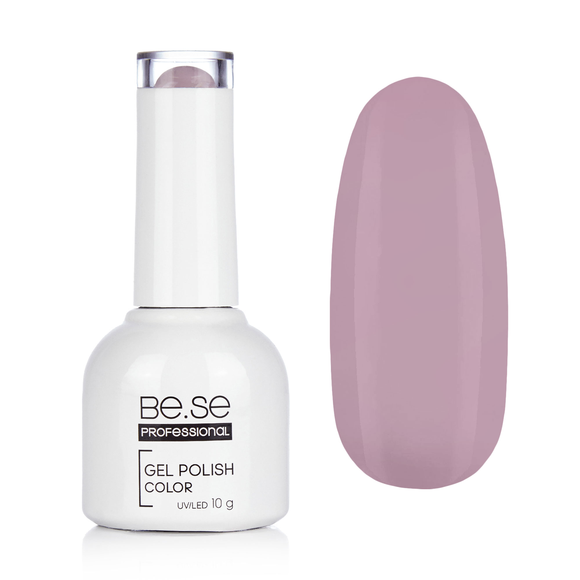 

Гель-лак для нігтів Be.Se Professional Gel Polish Color Nude 03 Емаль, світло-ліловий, 10 г