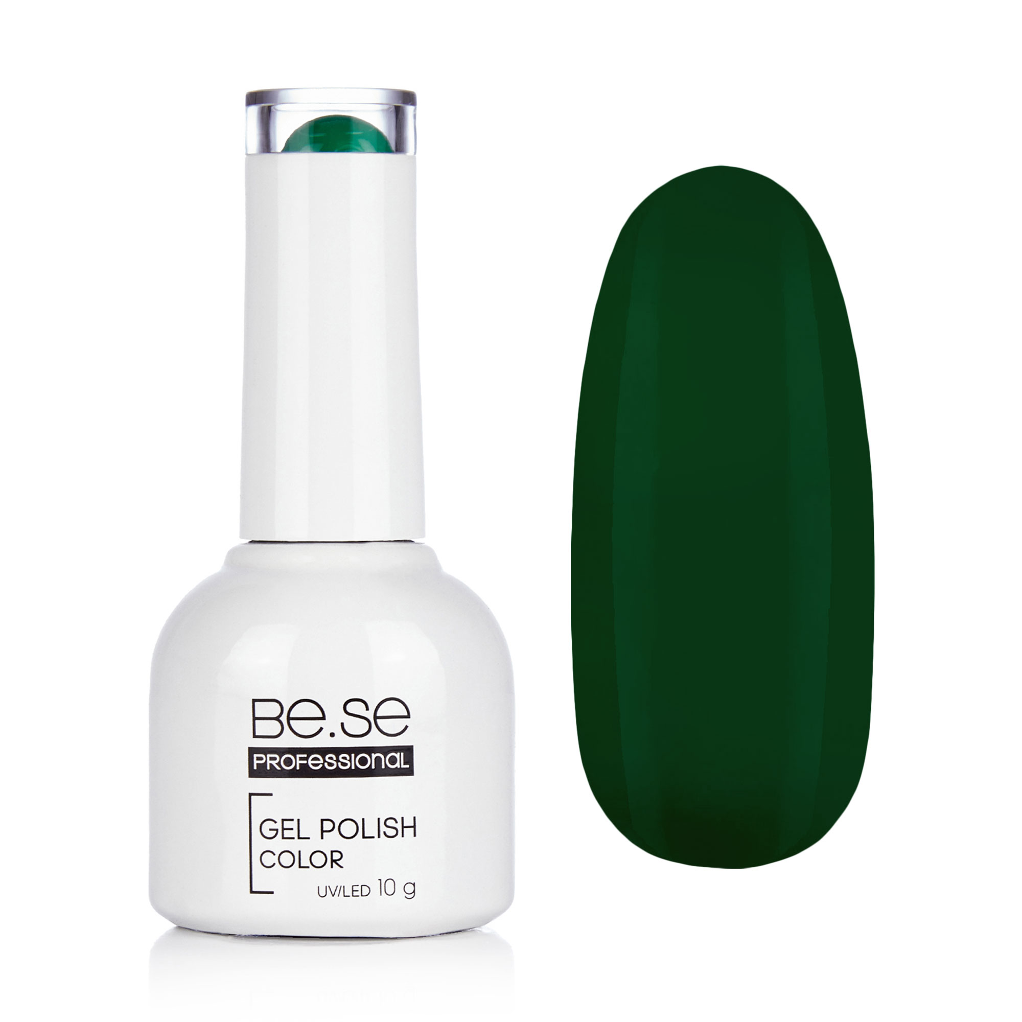 

Уцінка! Гель-лак для нігтів Be.Se Professional Gel Polish Color Aquamarine 05 Емаль, зелений, 10 г
