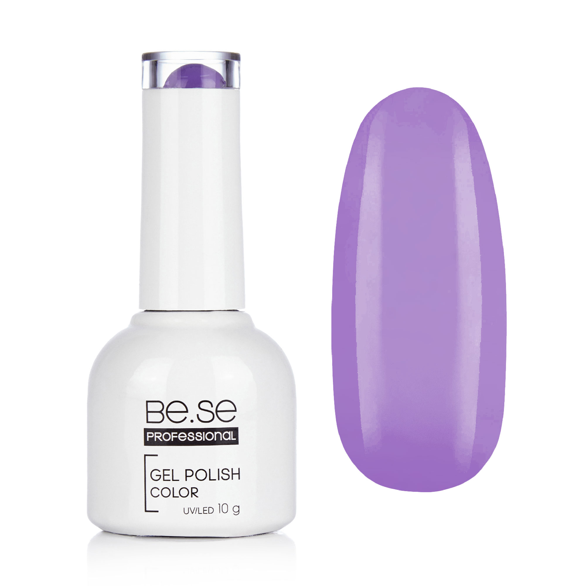 

Уцінка! Гель-лак для нігтів Be.Se Professional Gel Polish Color Lavender 06 Емаль, лавандовий, 10 г