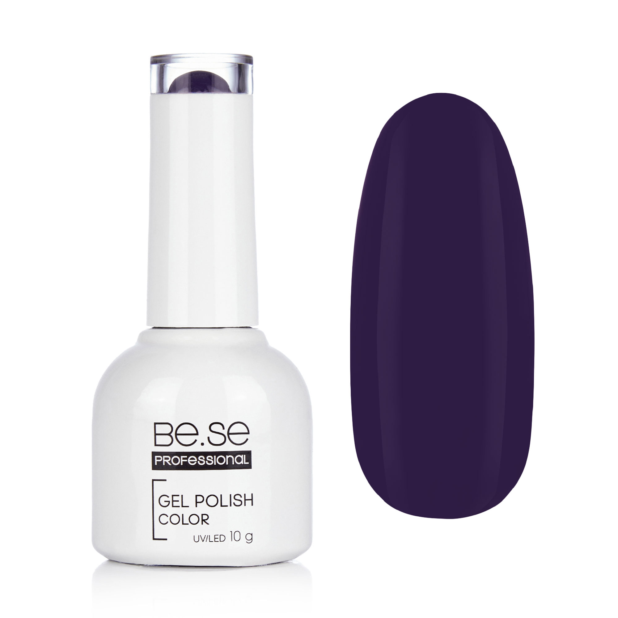 

Уцінка! Гель-лак для нігтів Be.Se Professional Gel Polish Color Lavender 24 Емаль, пурпурно-фіолетовий, 10 г