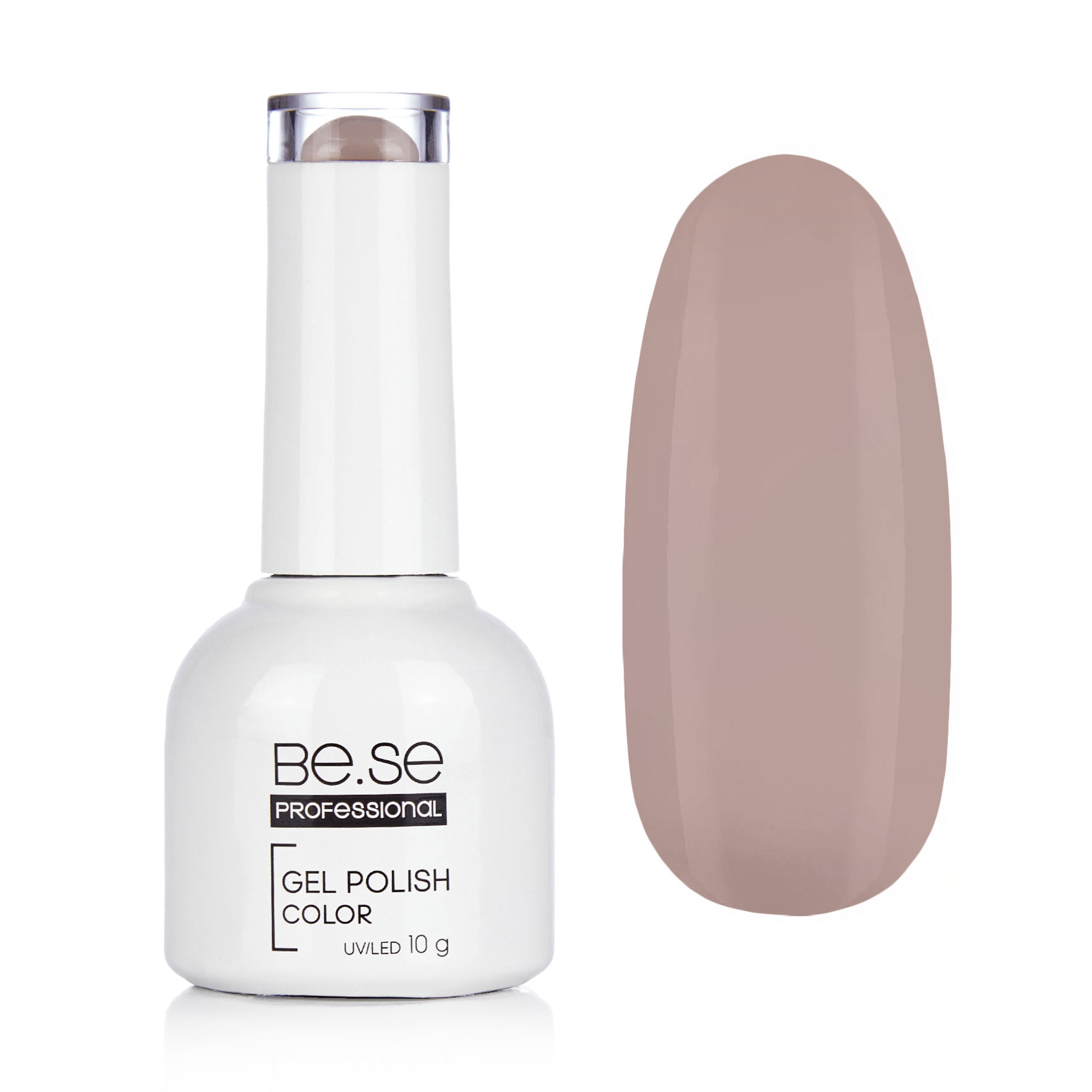 

Гель-лак для нігтів Be.Se Professional Gel Polish Color Nude 29 Емаль, бежево-сірий, 10 г