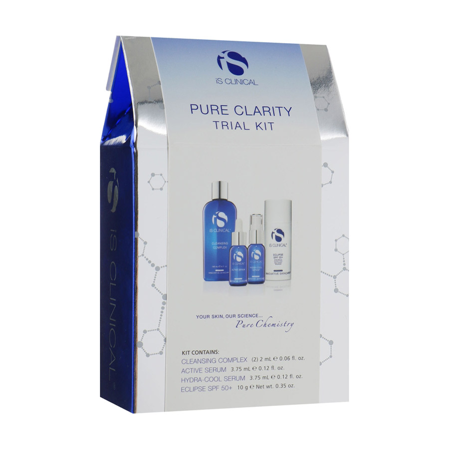 

Набір для обличчя iS Clinical Pure Clarity (гель для вмивання, 2*2 мл + сироватка, 3.75 мл + сироватка, 3.75 мл + сонцезахисний крем, 10 г)