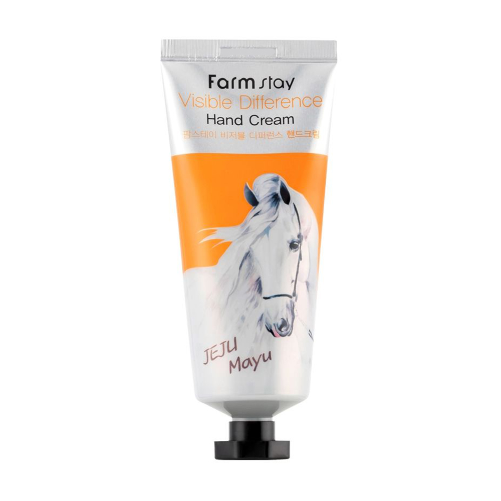 

Уцінка! Крем для рук FarmStay Visible Difference Hand Cream Horse Oil, 100 г