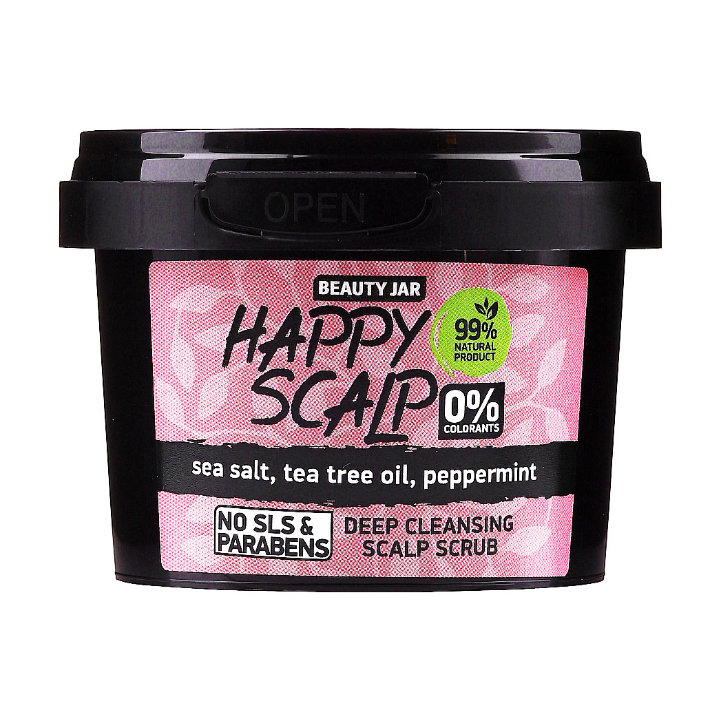 

Очищувальний скраб для шкіри голови Beauty Jar Happy Scalp Deep Cleansing Scalp Scrub, 100 г