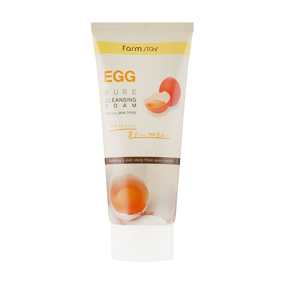 

Уцінка! Пінка для вмивання FarmStay Pure Cleansing Foam Egg з яєчним екстрактом, 180 мл