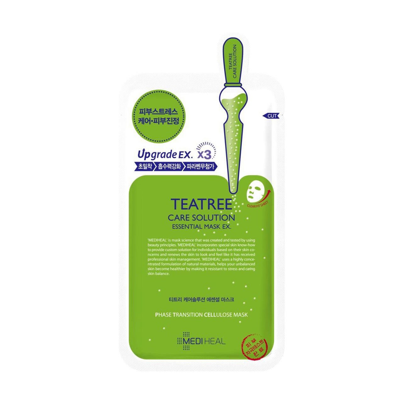 

Тканинна маска Mediheal Teatree Care Solution Essential Mask з чайним деревом, 24 мл