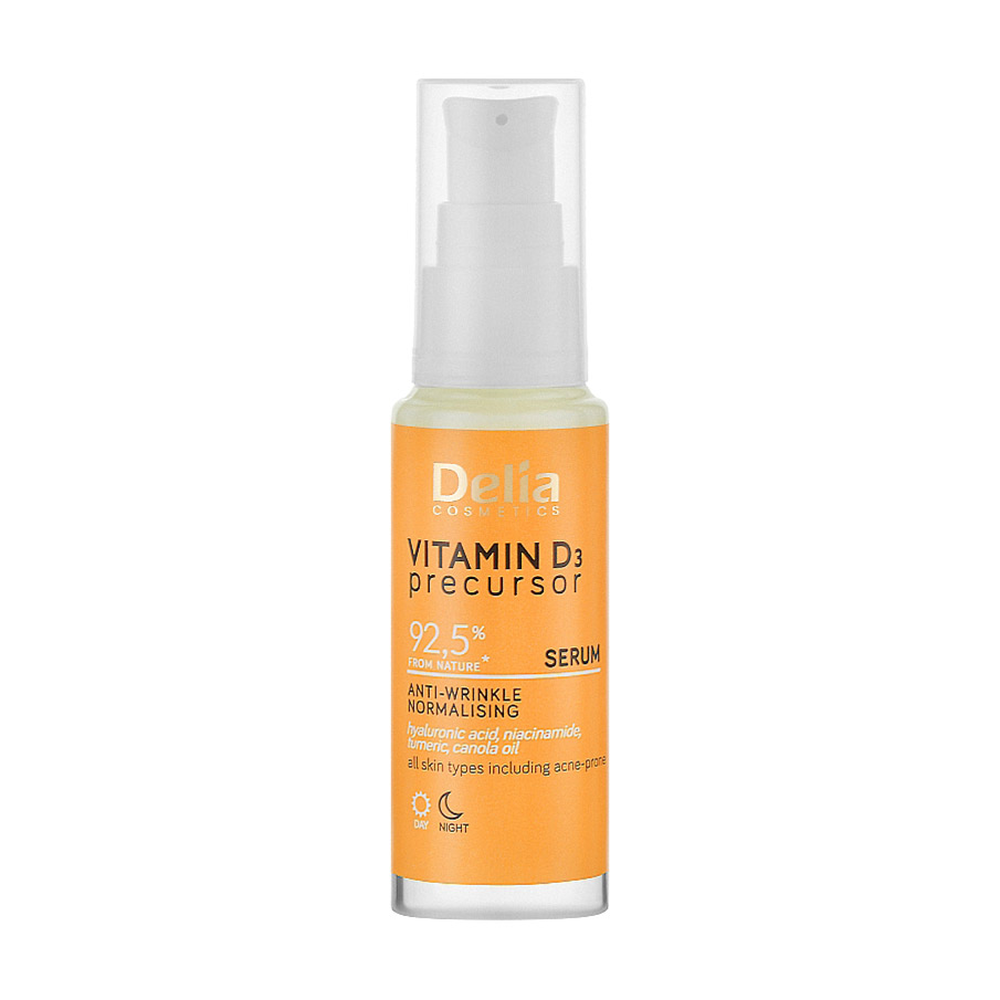 

Уцінка! Сироватка для обличчя від зморщок Delia Cosmetics Vitamin D3 Precursor Serum з вітаміном D3, 30 мл