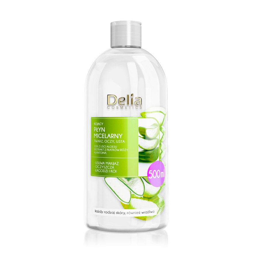 

Заспокійлива міцелярна вода для обличчя Delia Cosmetics Soothing Micellar Water, 500 мл