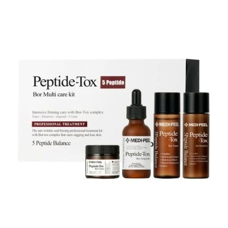

Уцінка! Набір для обличчя Medi-Peel Peptide-Tox Multi Care Kit (тонер, 30 мл + емульсія, 30 мл + сироватка, 30 мл + крем, 50 г)