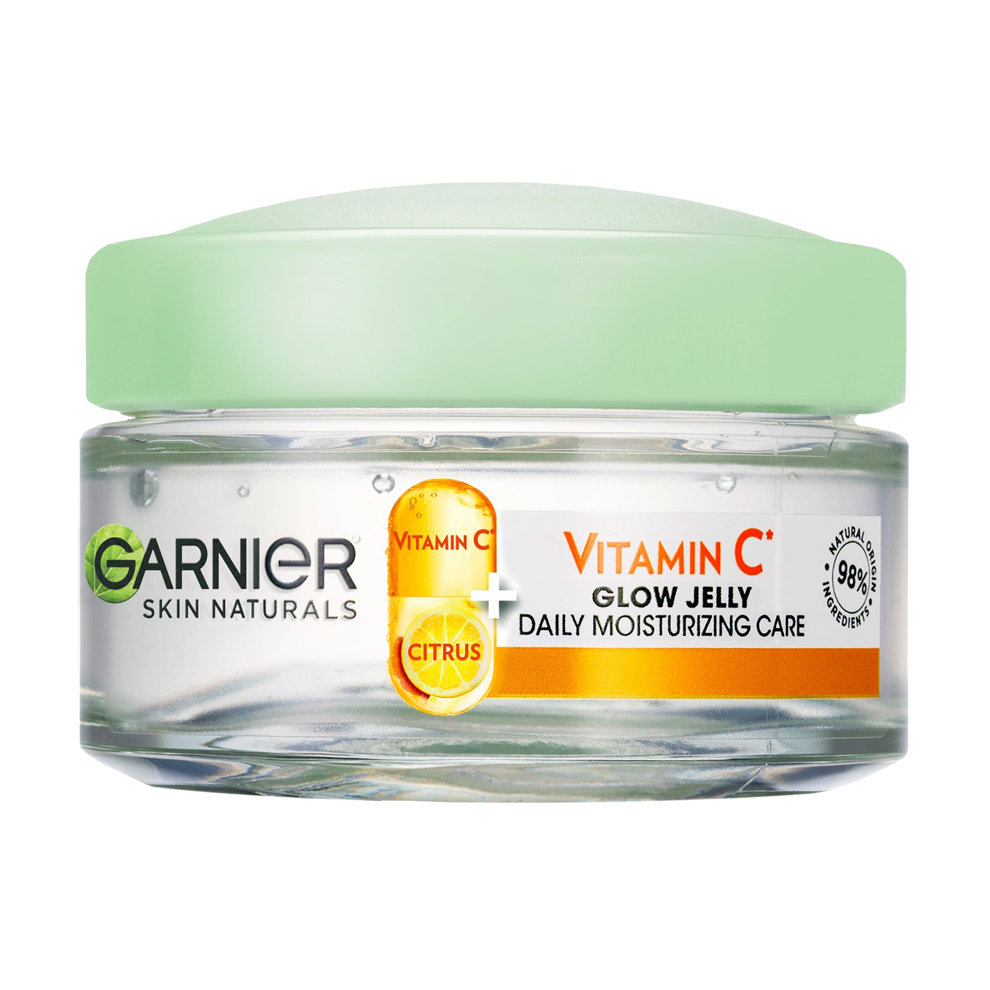 

Зволожувальний гель для обличчя Garnier Naturals Vitamin C Cleansing Gel з вітаміном С, для тьмяної шкіри обличчя, 50 мл