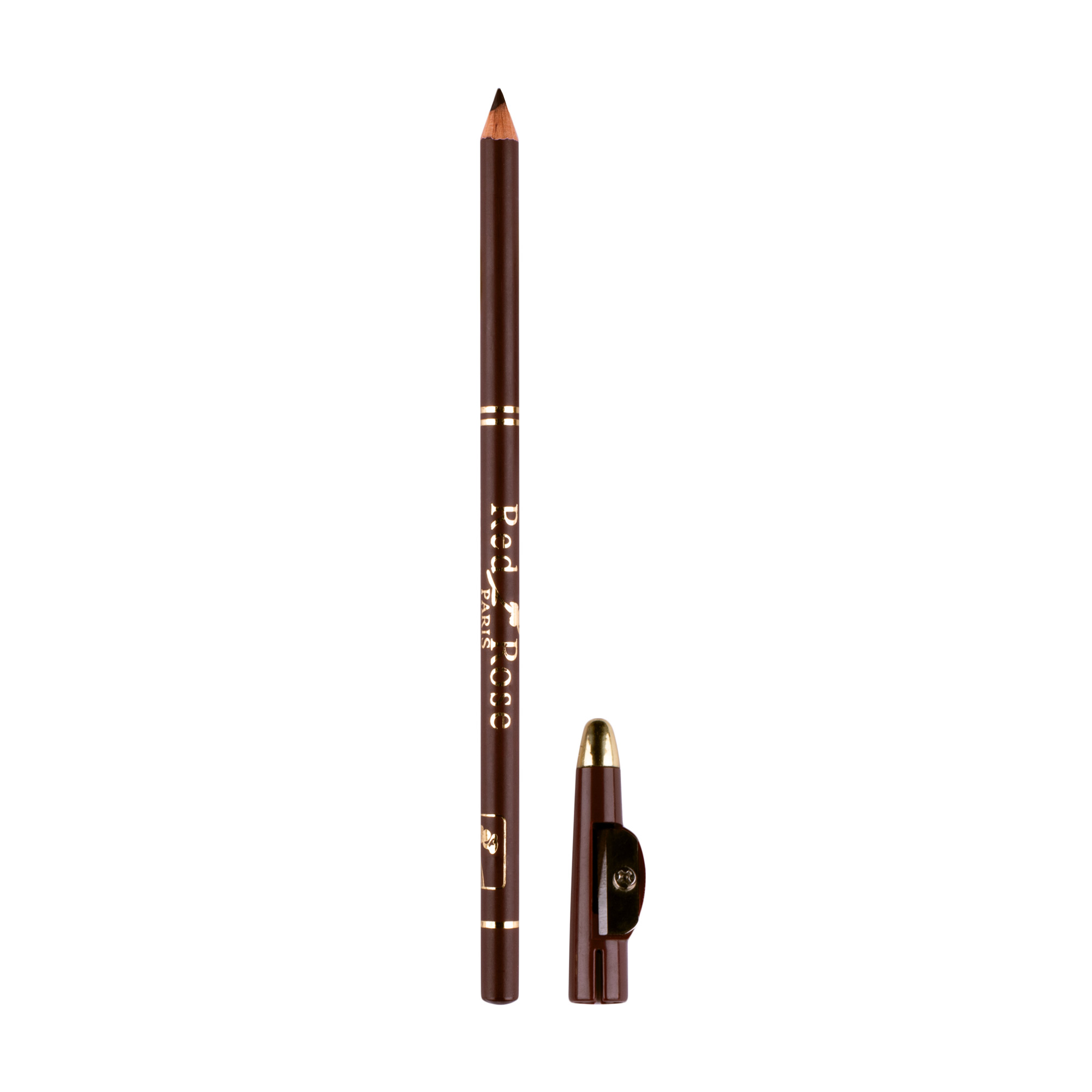 Олівець для очей та губ Vizavi Professional Red Rose Pencil зі стругачкою, 010, 1.2 г