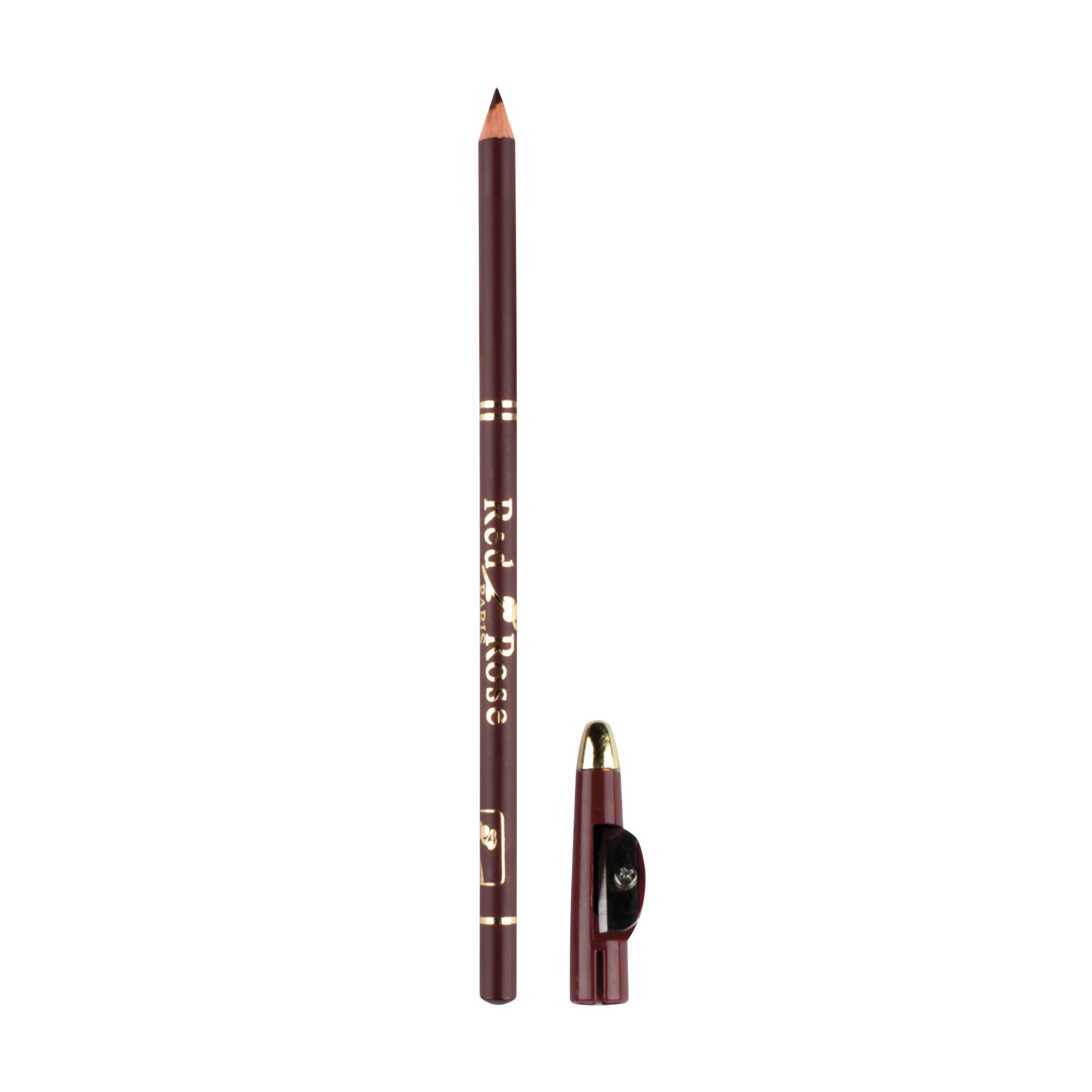 

Олівець для очей та губ Vizavi Professional Red Rose Pencil зі стругачкою, 025, 1.2 г