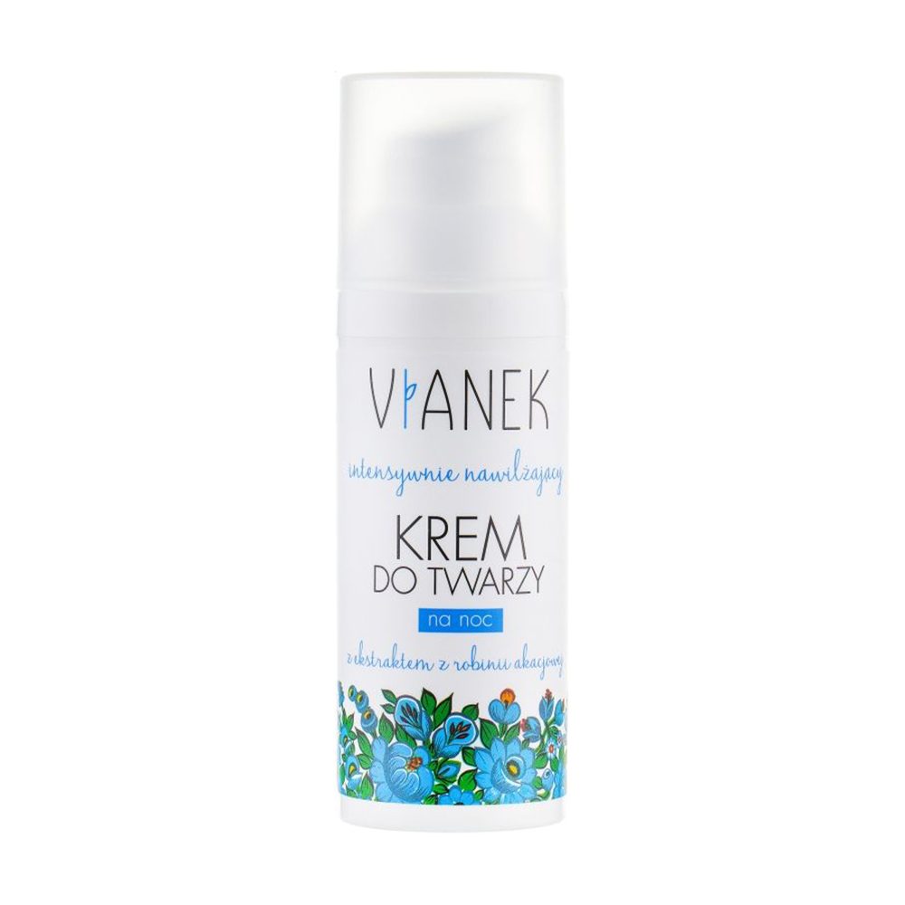 

Інтенсивно зволожувальний нічний крем для обличчя Vianek Moisturizing Night Cream, 50 мл