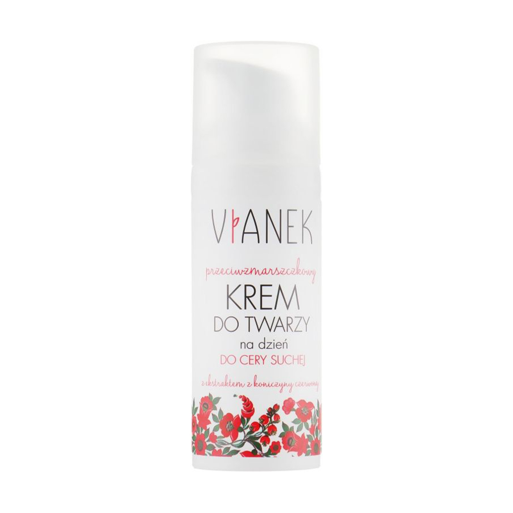 

Антивіковий денний крем для обличчя Vianek Anti-age Day Face Cream для сухої шкіри, 50 мл
