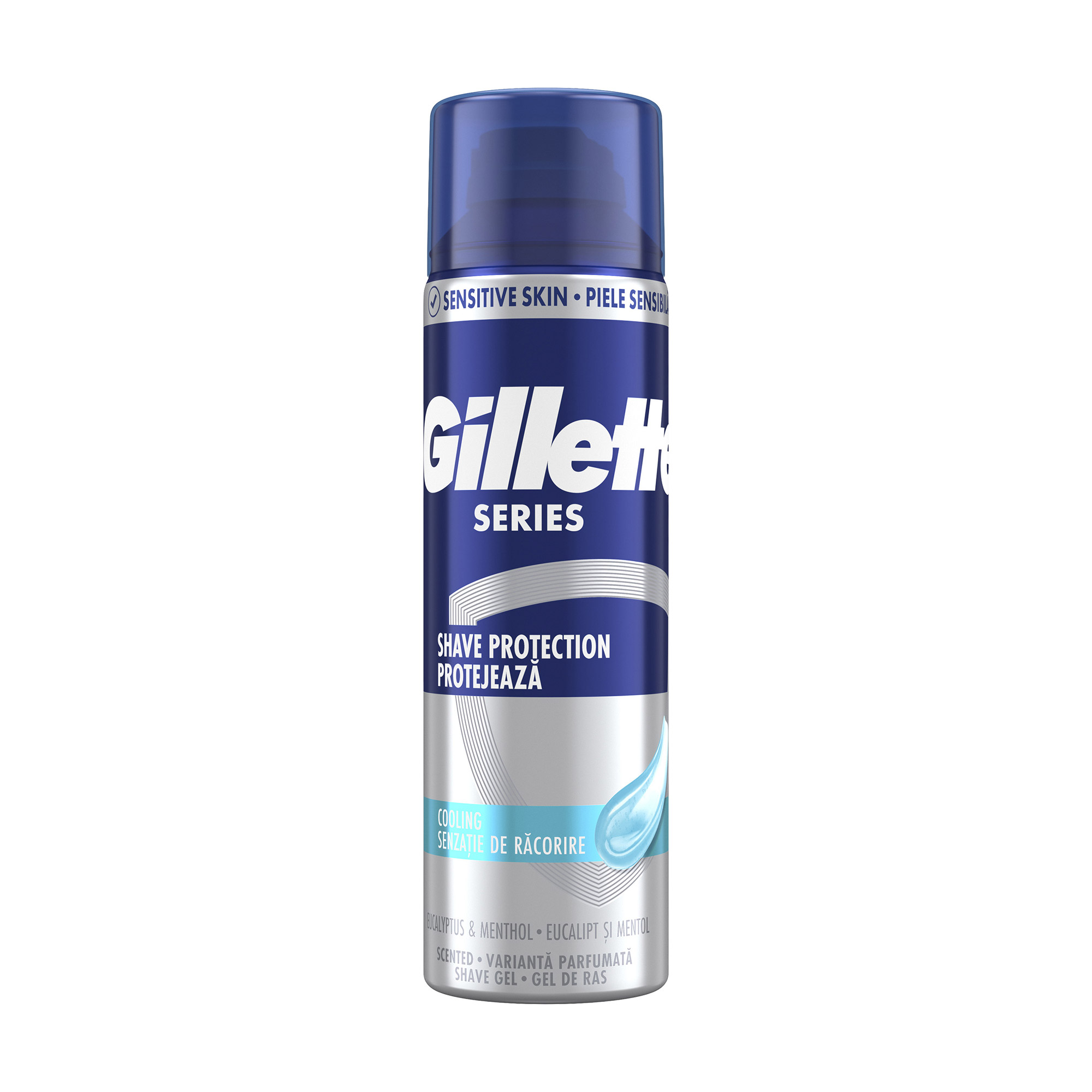 

Гель для гоління Gillette Series Охолоджувальний, з евкаліптом, 200 мл