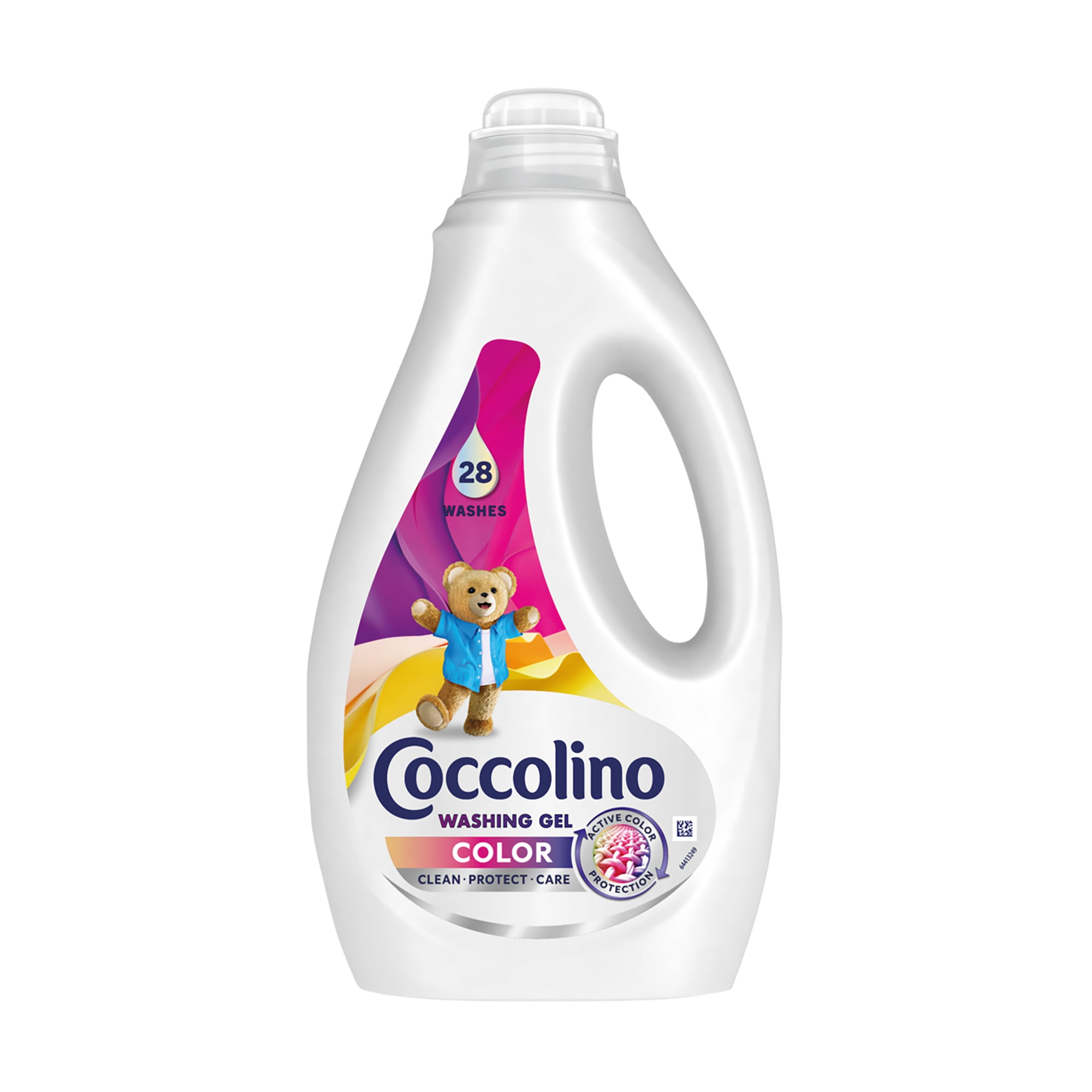 

Гель для прання кольорових речей Coccolino Care Color 28 циклів прання, 1.12 л