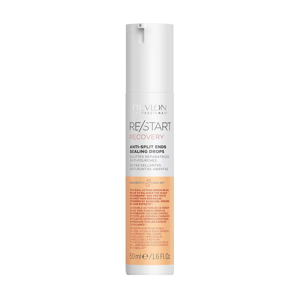 

Уцінка! Відновлювальна сироватка для волосся Revlon Professional Restart Recovery Restorative Anti-Split Ends Sealing Drops, 50 мл