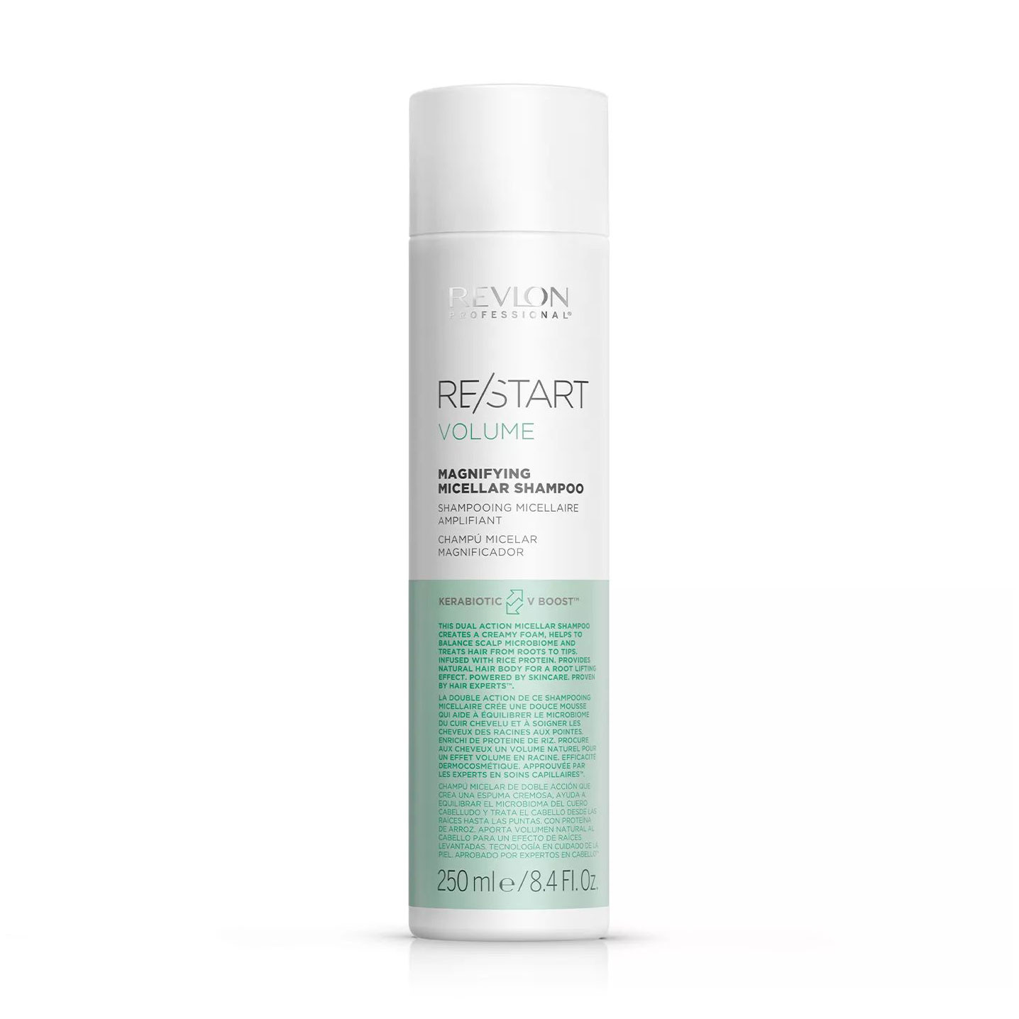 

Уцінка! Міцелярний шампунь для об'єму волосся Revlon Professional Restart Volume Magnifying Micellar Shampoo, 250 мл