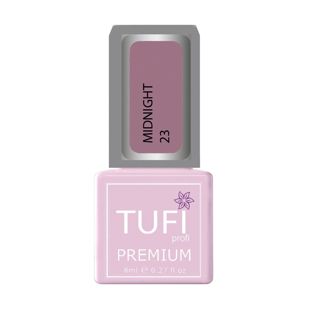 

Уцінка! Гель-лак для нігтів Tufi Profi Premium Midnight 23 Пилова гліцинія, 8 мл
