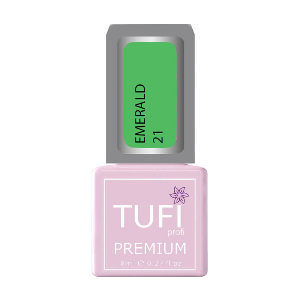 

Уцінка! Гель-лак для нігтів Tufi profi Premium Emerald 21 Кіберпанк, 8 мл
