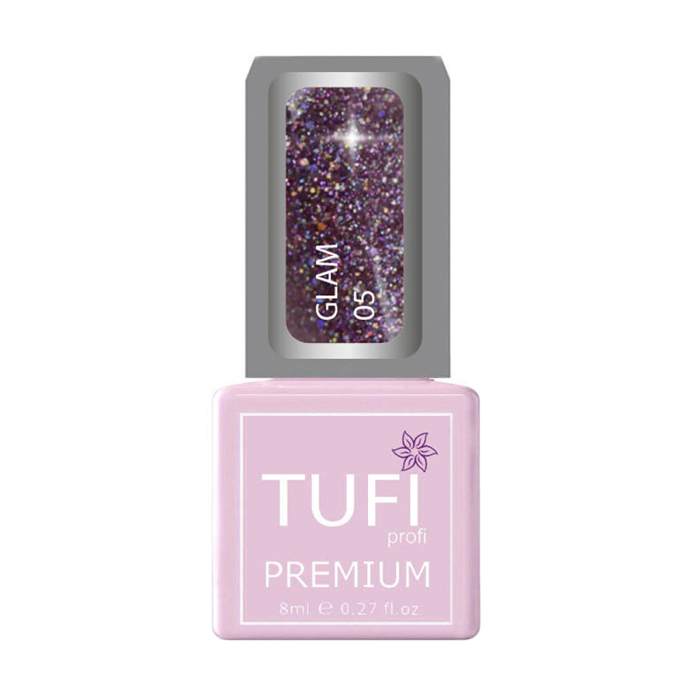

Уцінка! Гель-лак для нігтів Tufi Profi Premium Glam 05 Юдифь, 8 мл