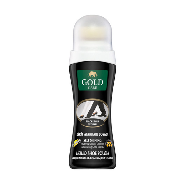 

Рідка крем-фарба для взуття Gold Care Liquid Shoe Polish Чорний, 75 мл
