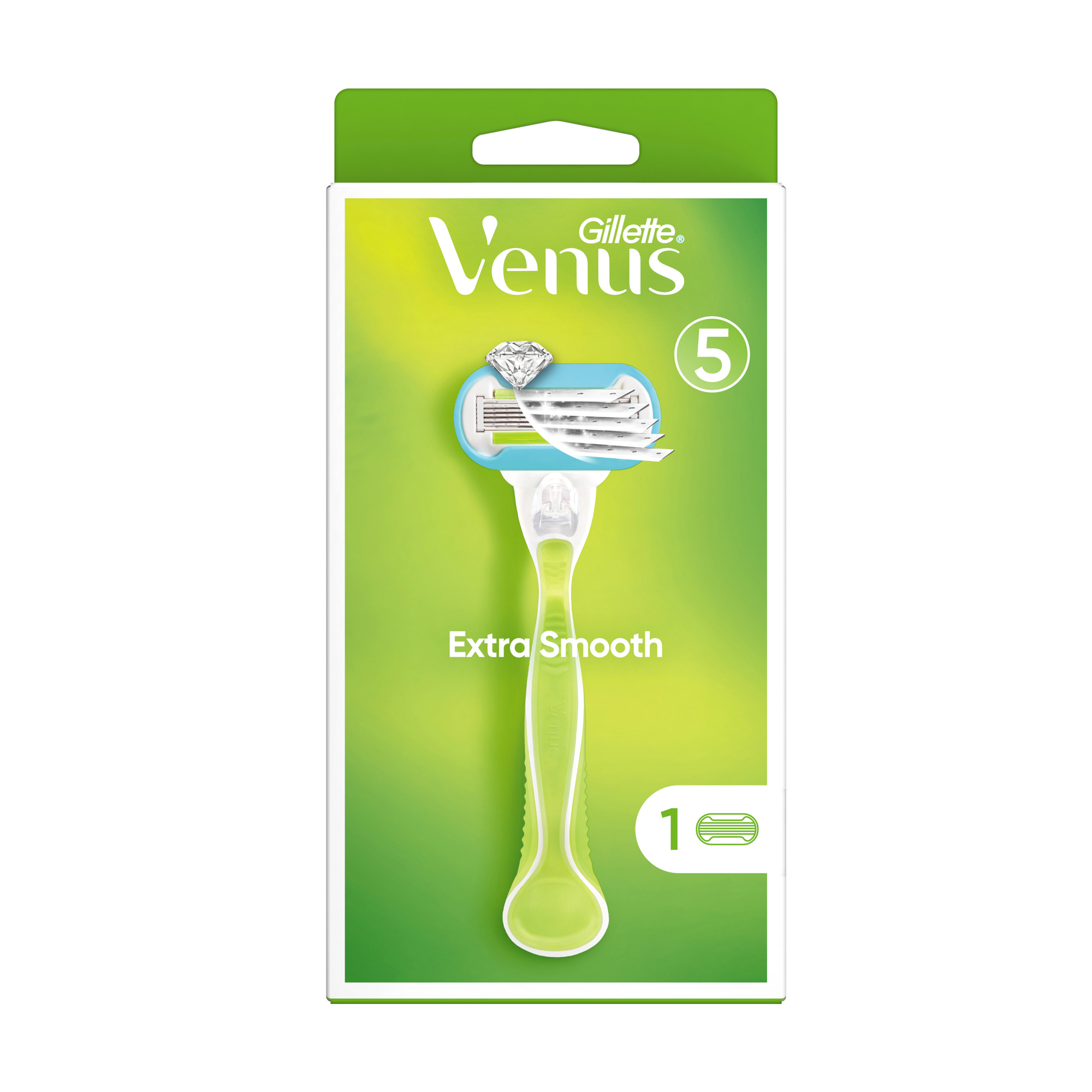

Уцінка! Станок для гоління Gillette Venus Extra Smooth жіночий, з 1 змінним картриджем