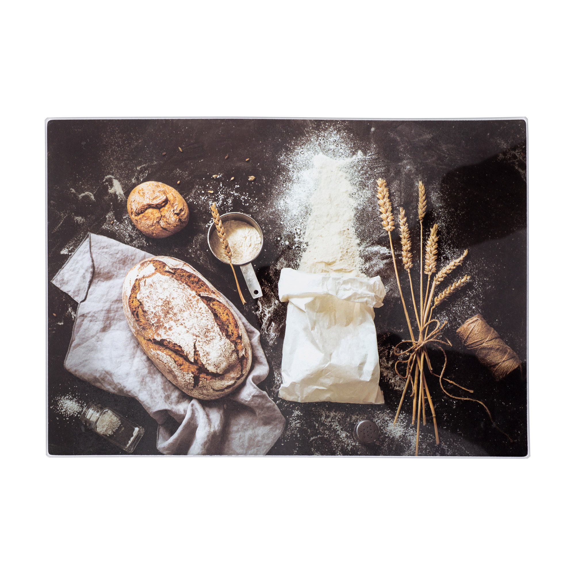 

Склянна дошка для нарізання Viva Bread & Wheat 35*25 см (C3235C-A8)