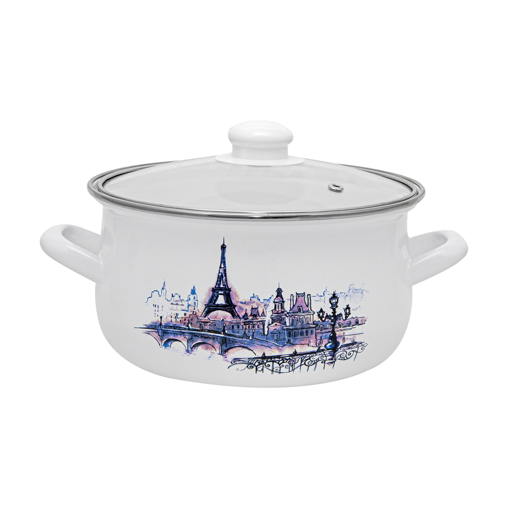 

Каструля Infinity Paris SD-1526, з кришкою, діаметр 18 см, 2.4 л (6788075)