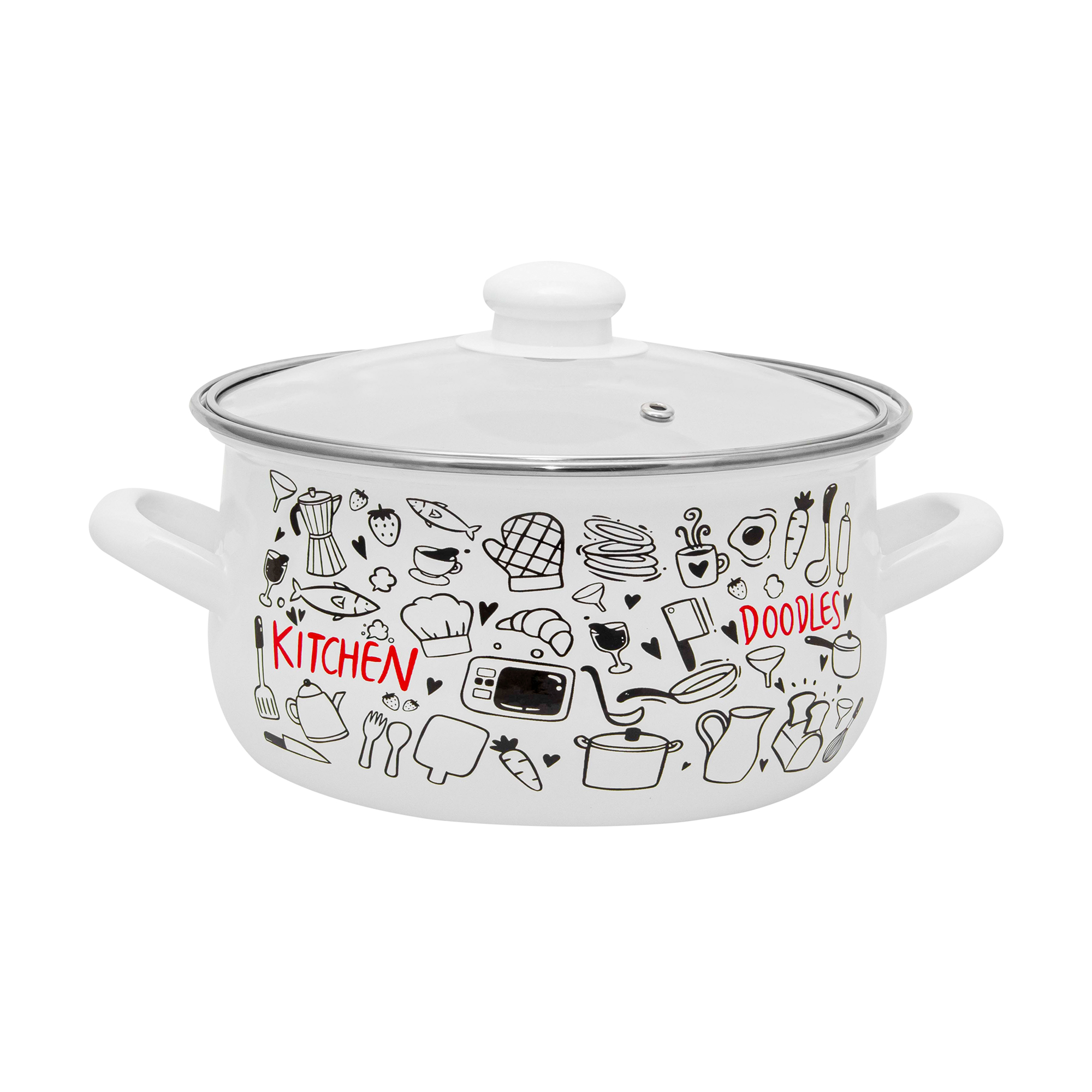 

Каструля Infinity Kitchen SD-1531, з кришкою, діаметр 22 см, 4.8 л (6788067)