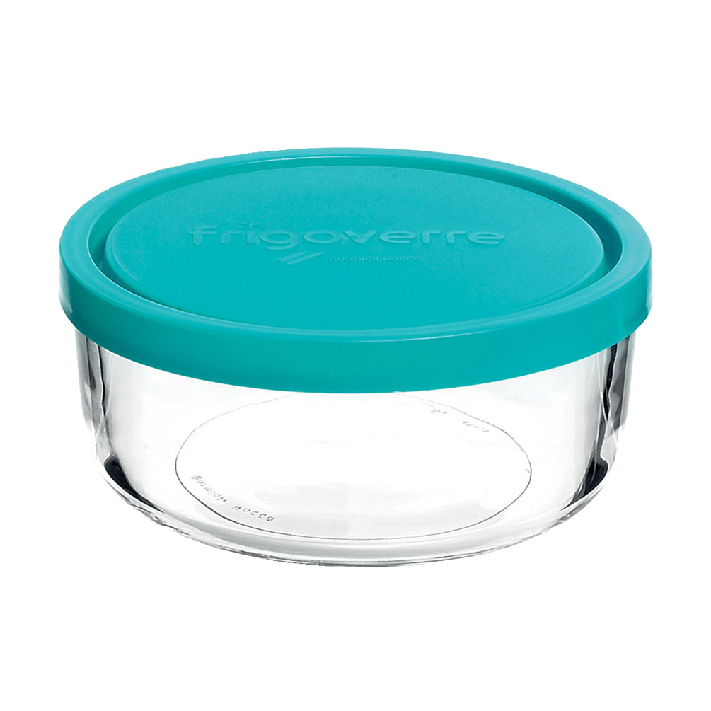 

Харчовий контейнер Bormioli Rocco Frigoverre круглий, з блакитною кришкою, 12*5.2 см, 300 мл (388460MA2121990)