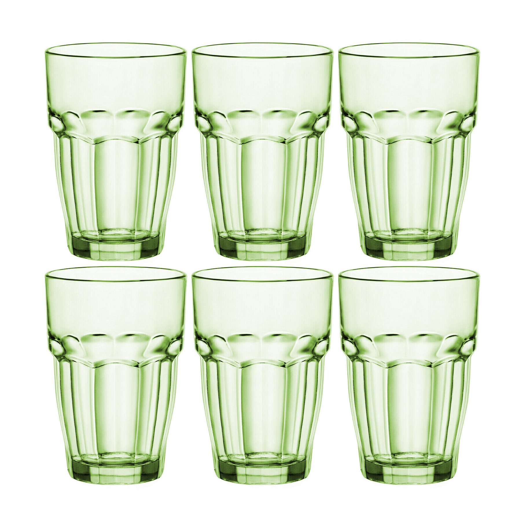 

Набір склянок Bormioli Rocco Rock Bar Mint, 6*370 мл (418960B03321990/6)