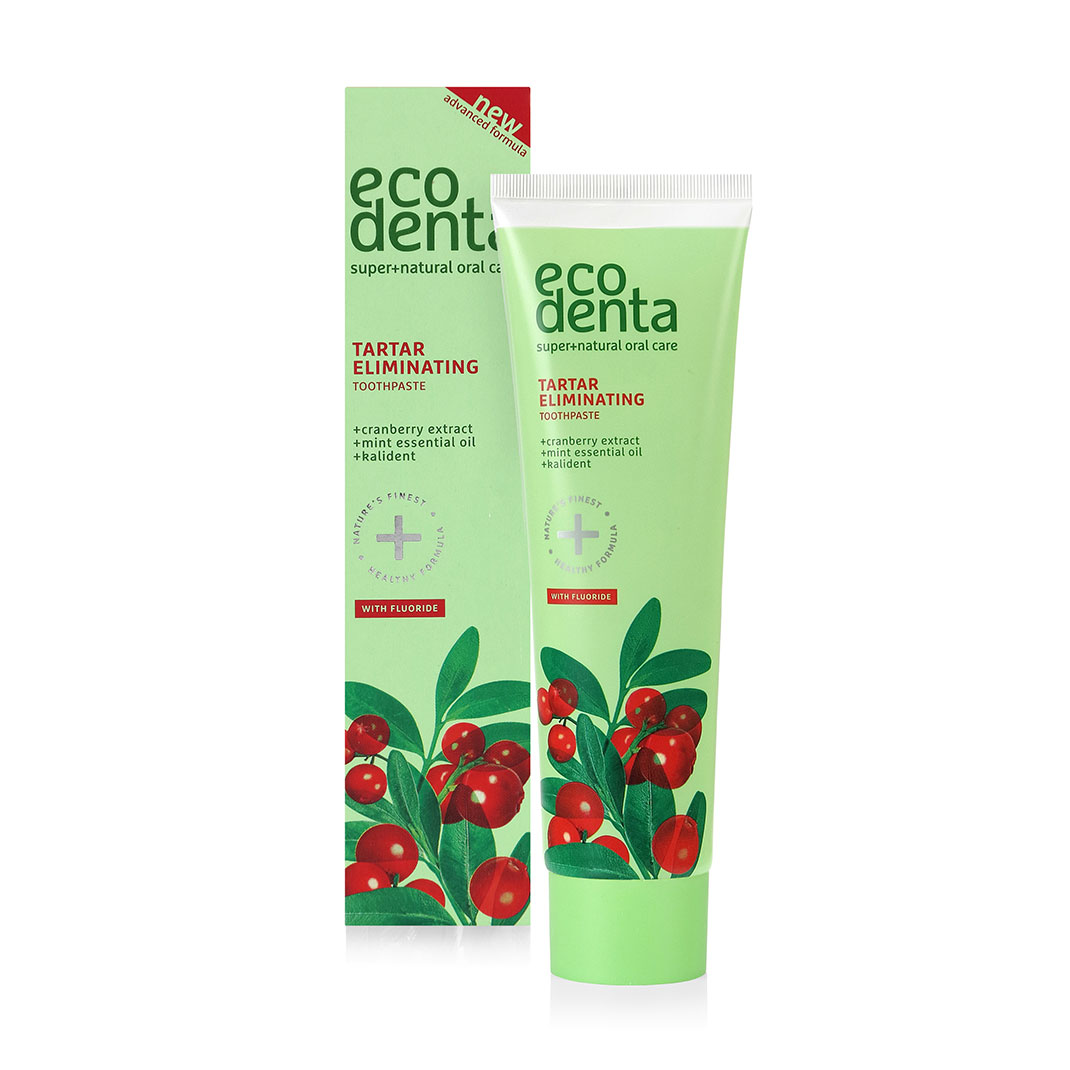 

Освіжаюча зубна паста Ecodenta Tartar Eliminating Toothpaste проти зубного каменю, 100 мл